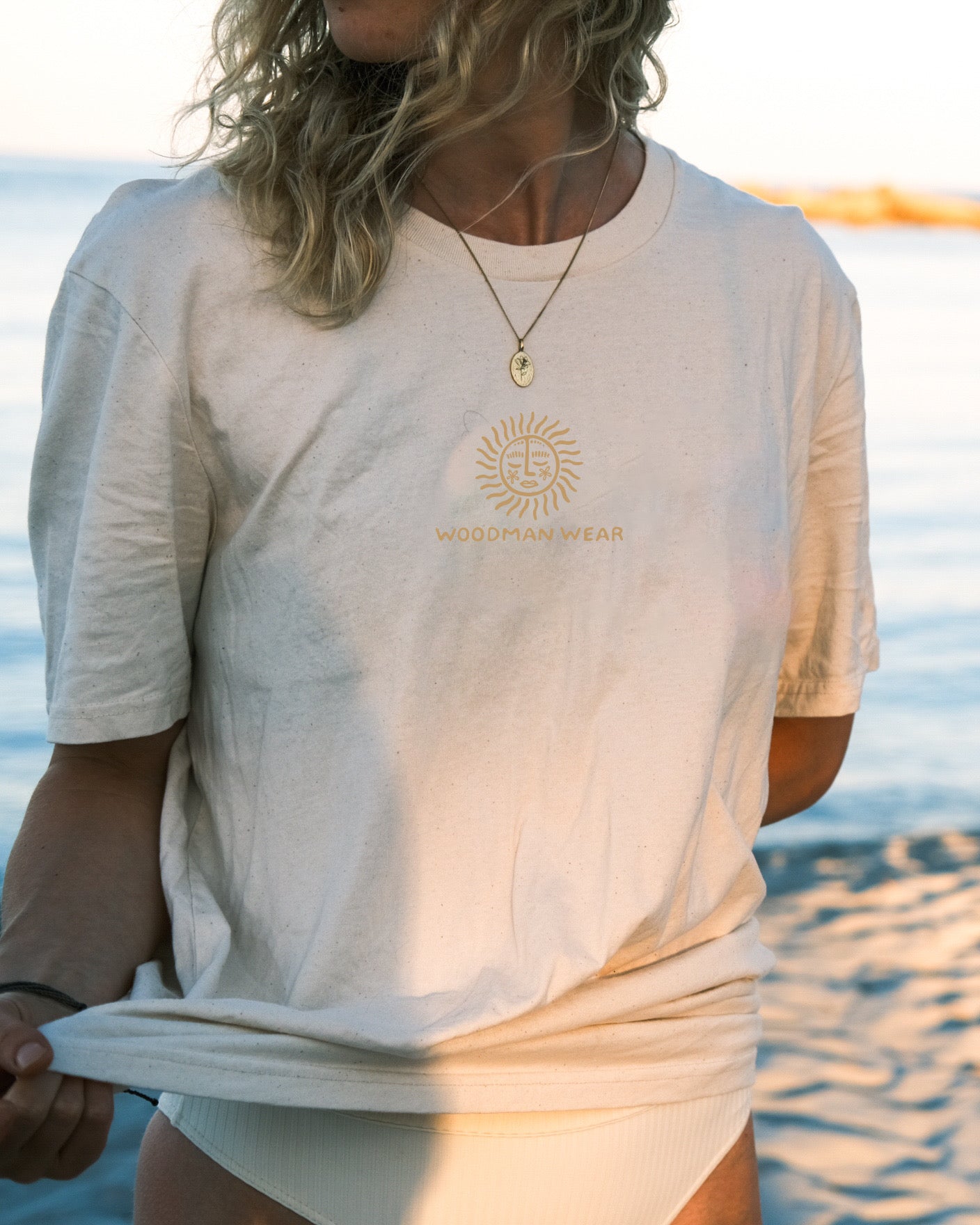 Organic Tee radial sun 🌞