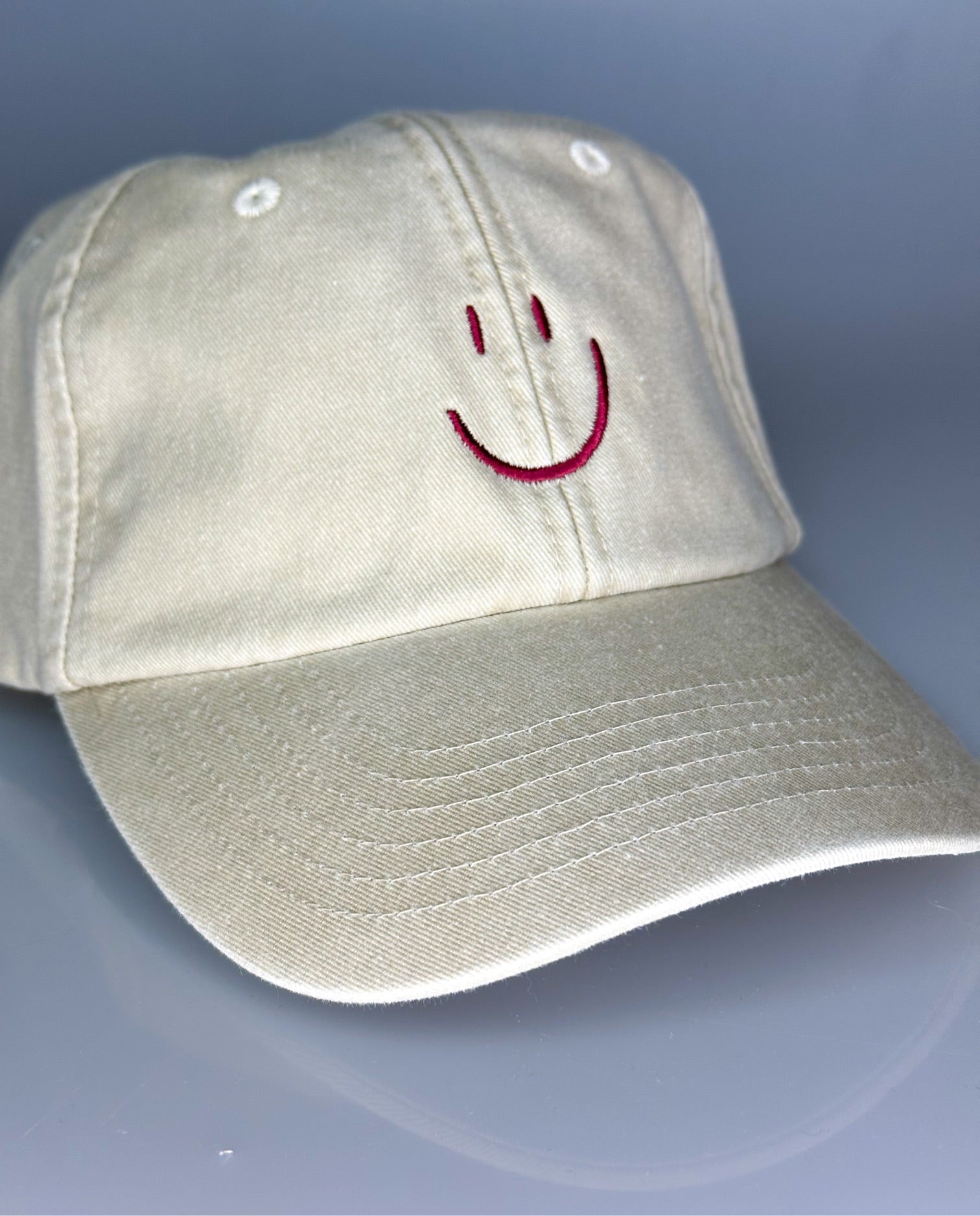 Vintage Cap smiley sand