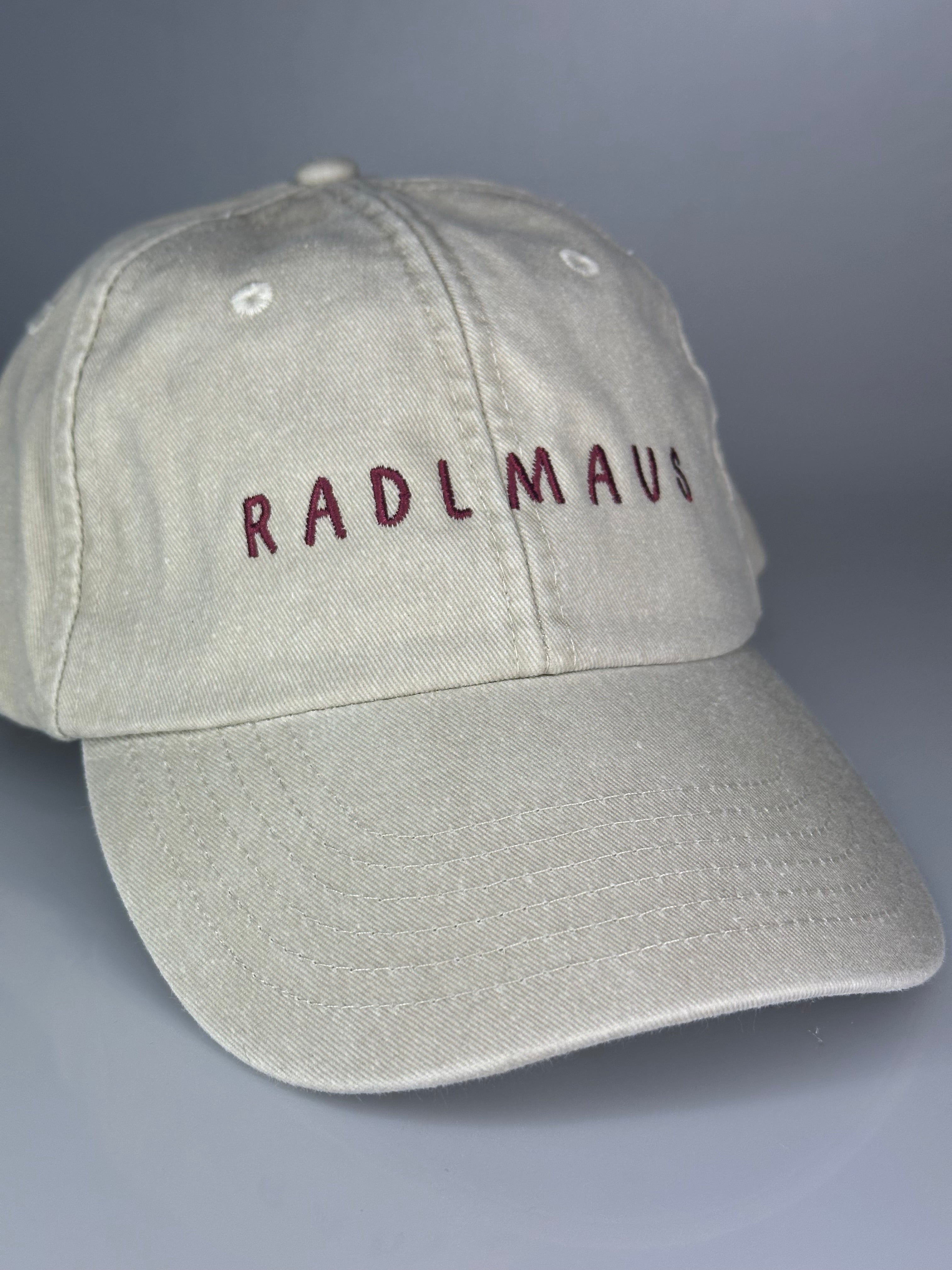 Vintage Cap ,, radlmaus “ sand