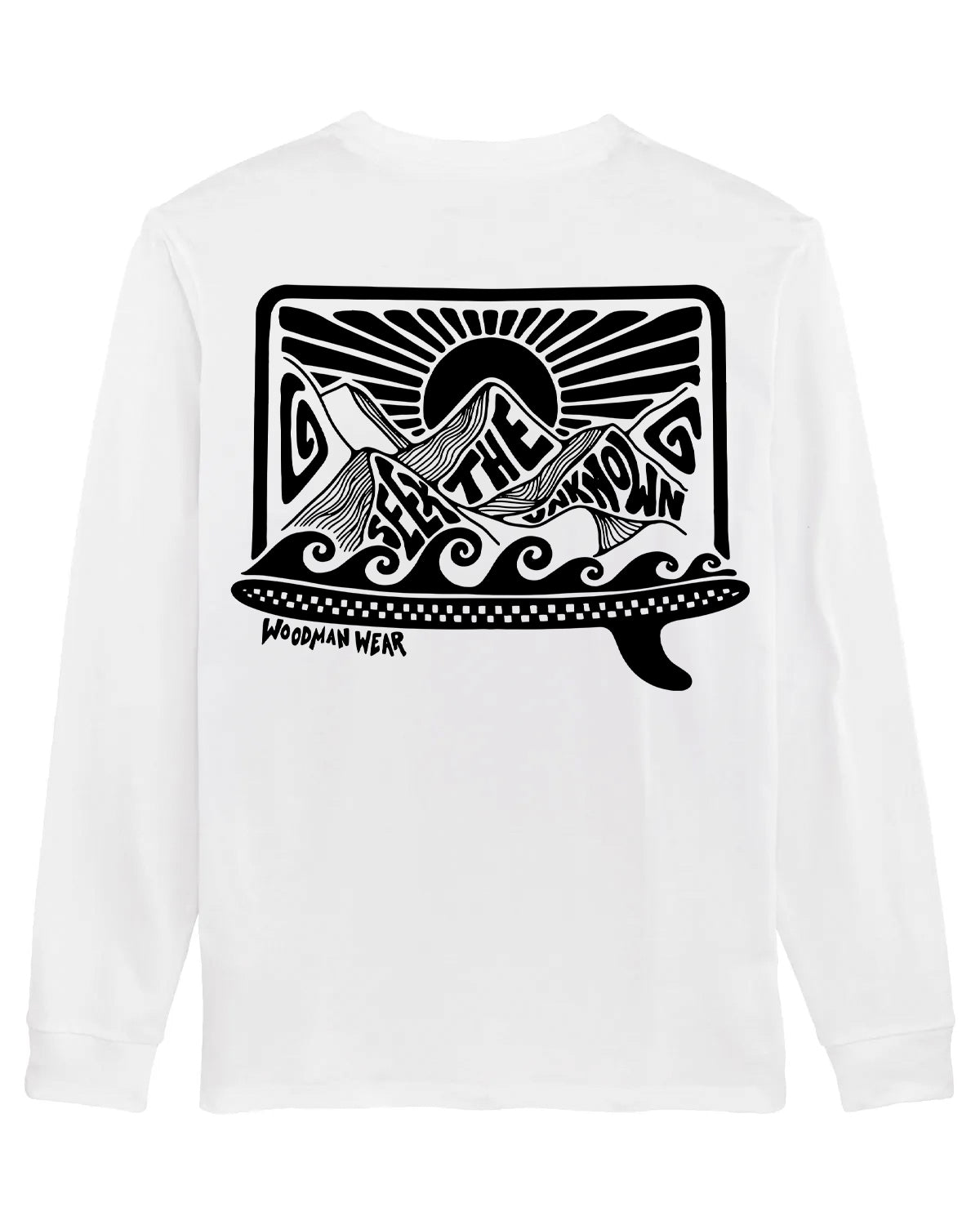 Organic Longsleeve - seek the unknown