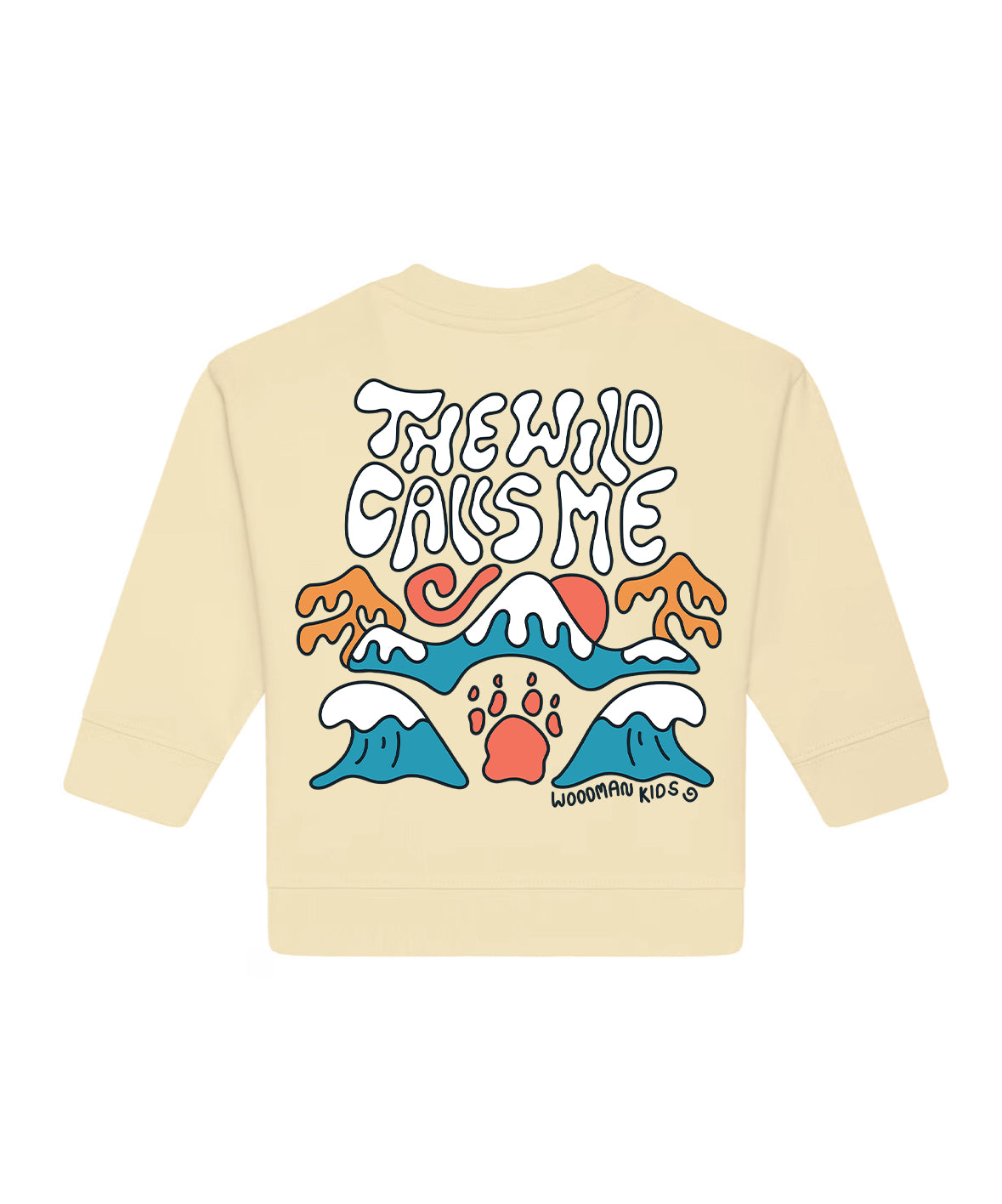 Organic Sweater Kids - the wild calls me