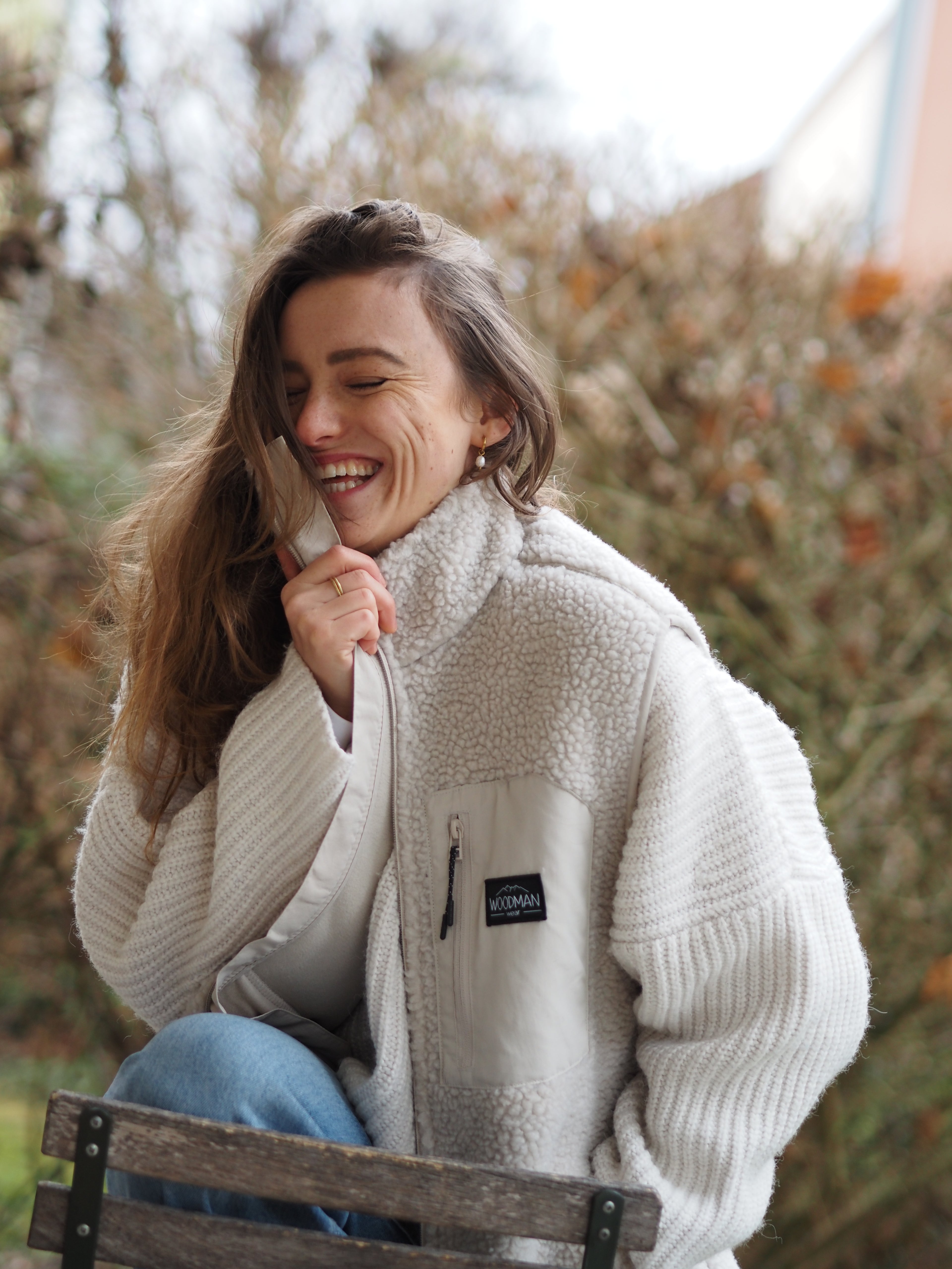 Sherpa Fleece Weste Unisex