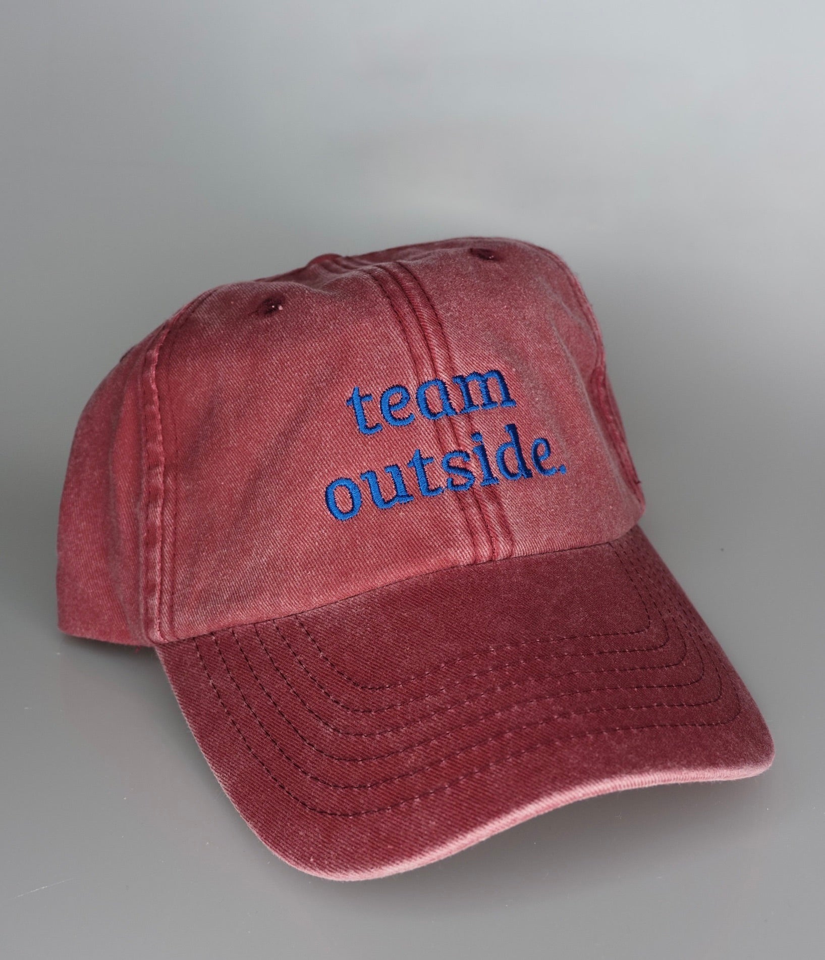 Vintage Cap team outside.