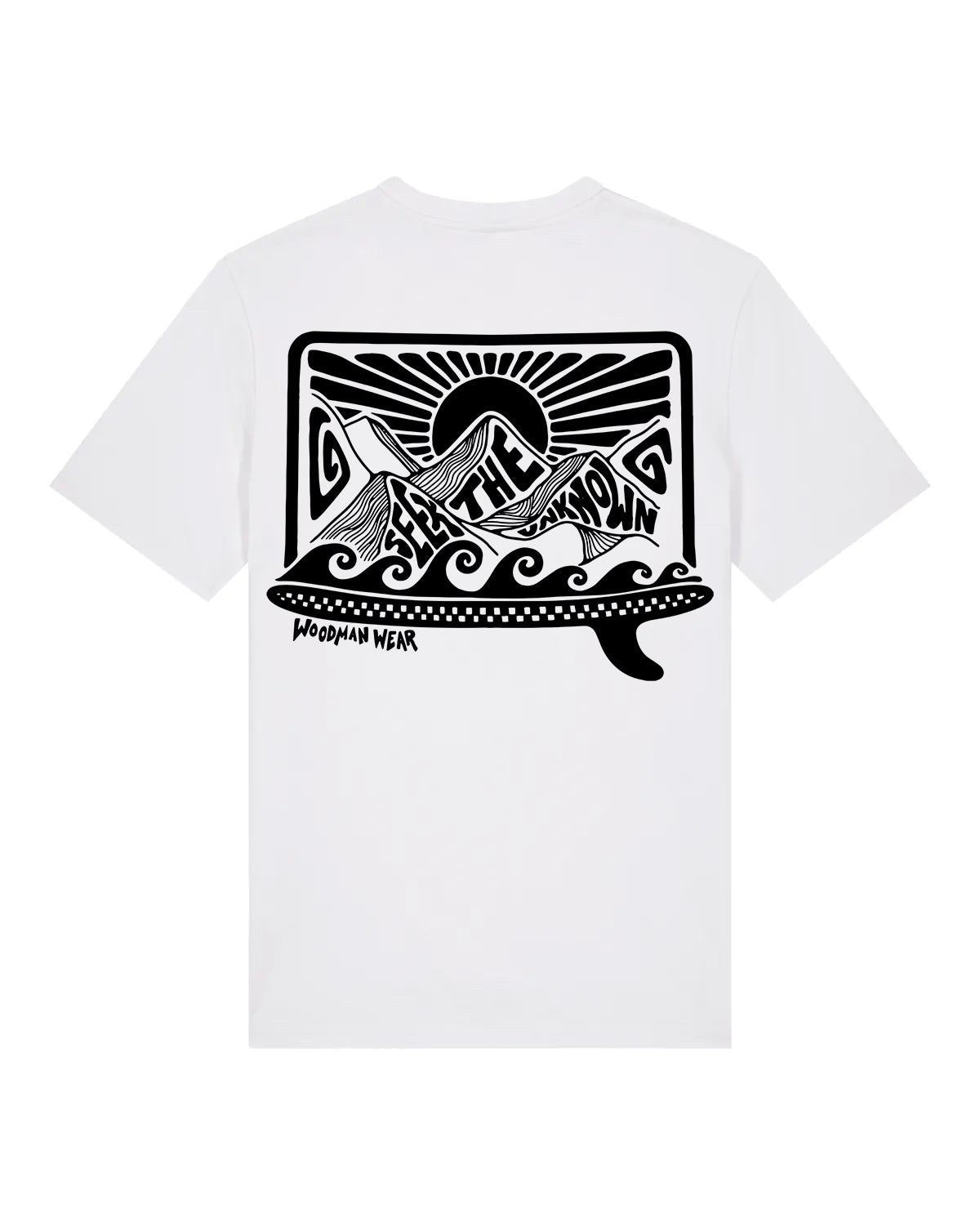 Organic Tee - seek the unknown