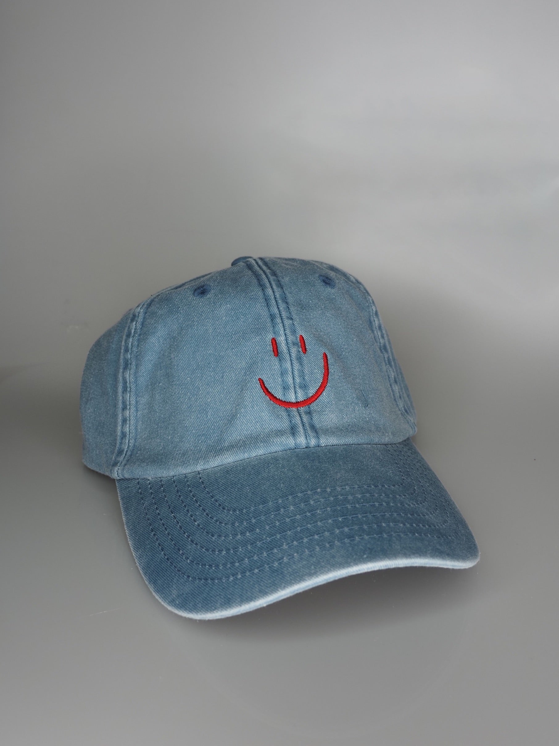 Vintage Cap smiley blue