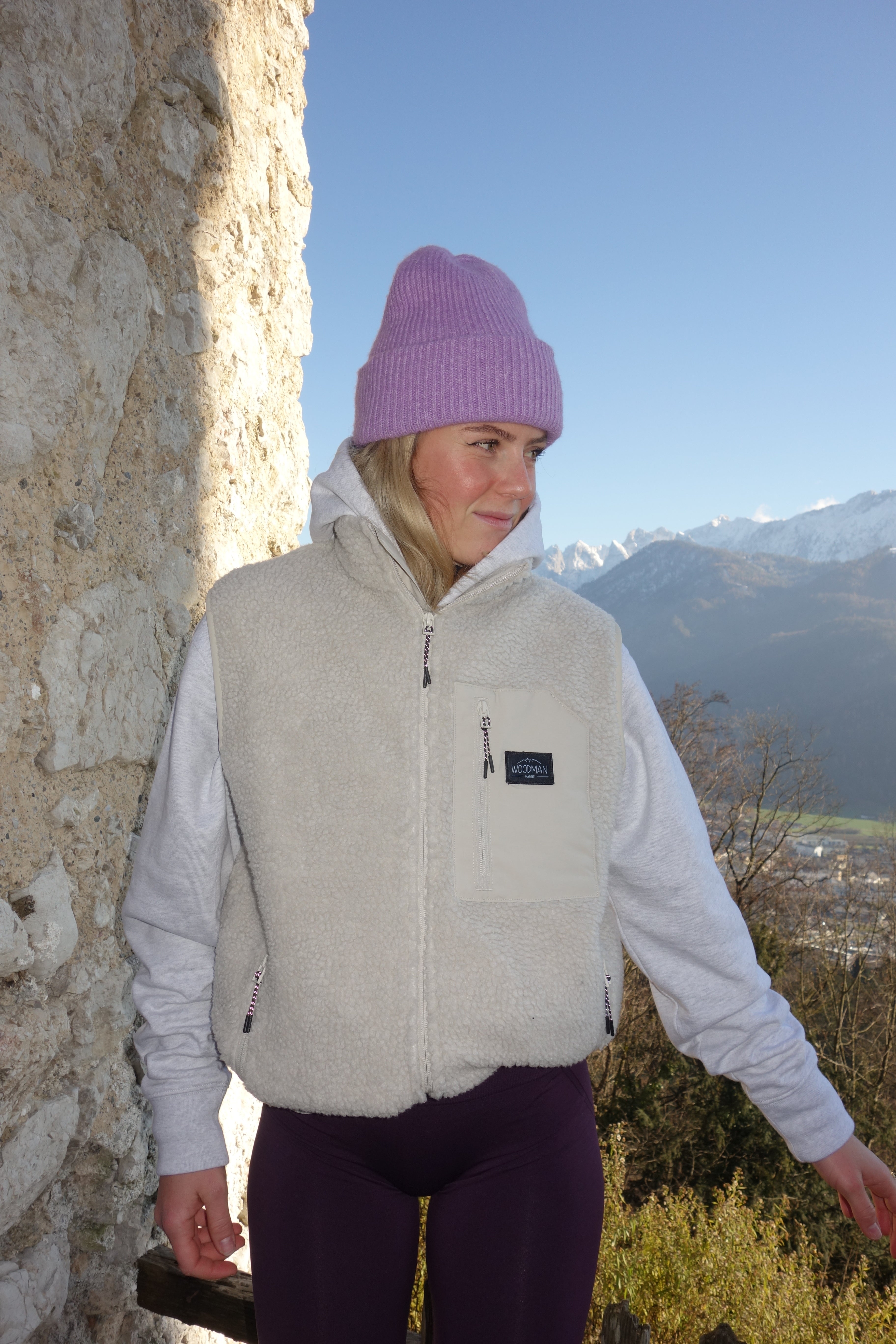 Sherpa Fleece Weste Unisex