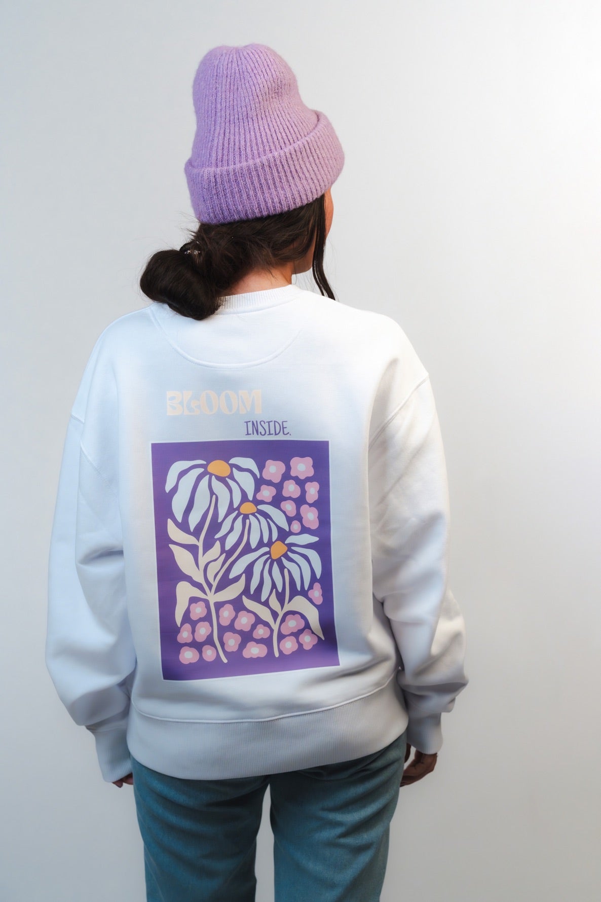 Organic Sweater - bloom inside