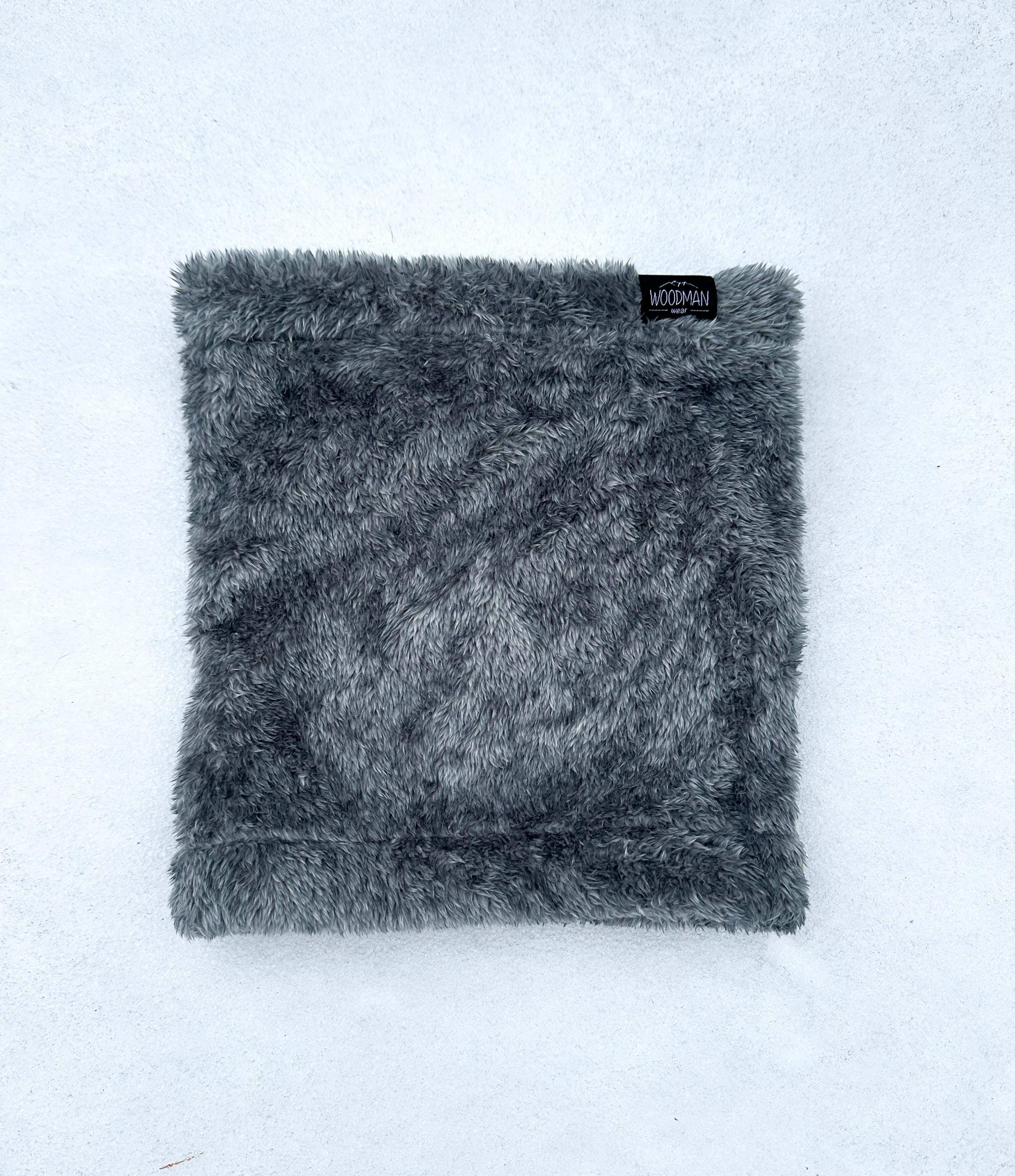 Neckwarmer Teddy light grey