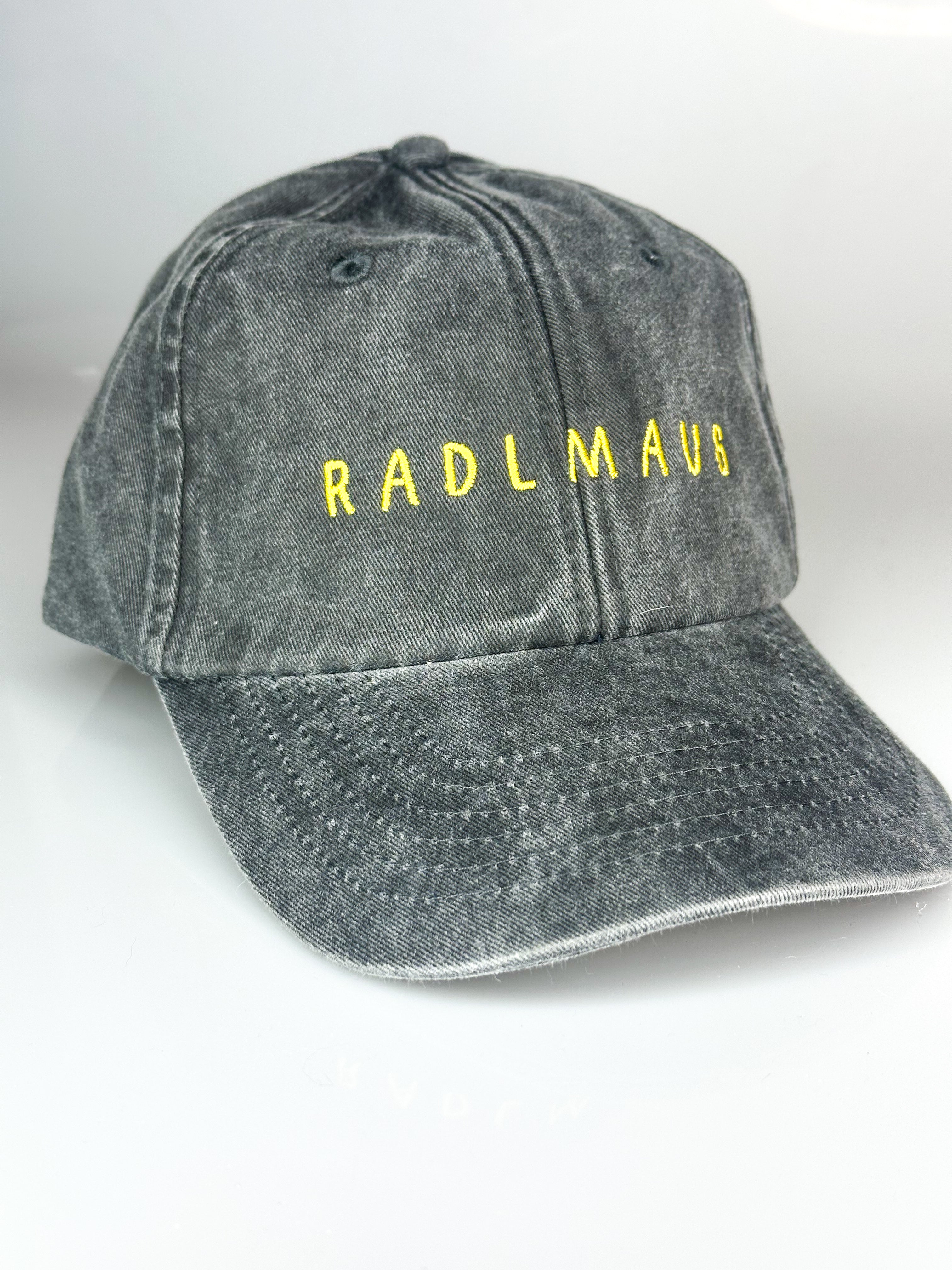 Vintage Cap ,, Radlmaus“ black