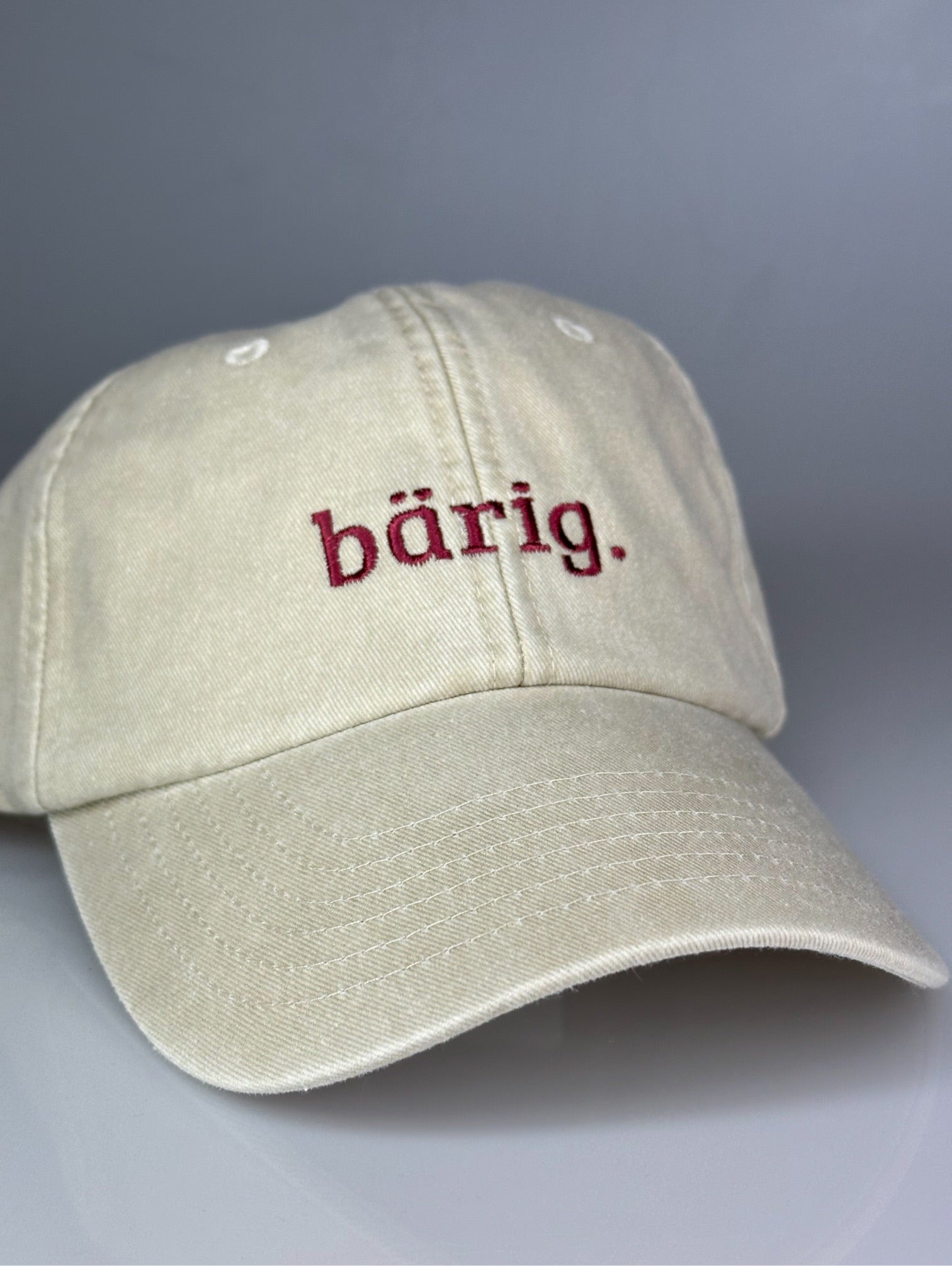 Vintage Cap ,, bärig“ sand