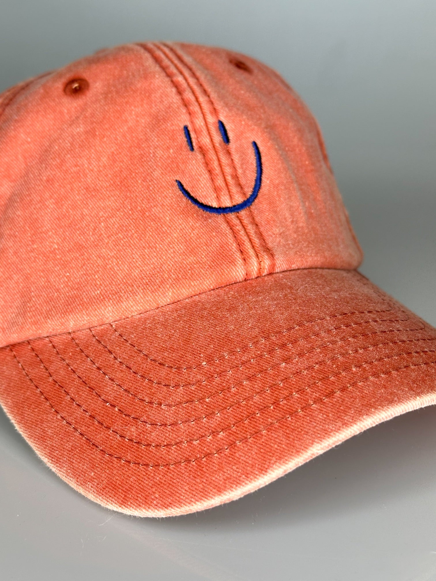 Vintage Cap smiley orange