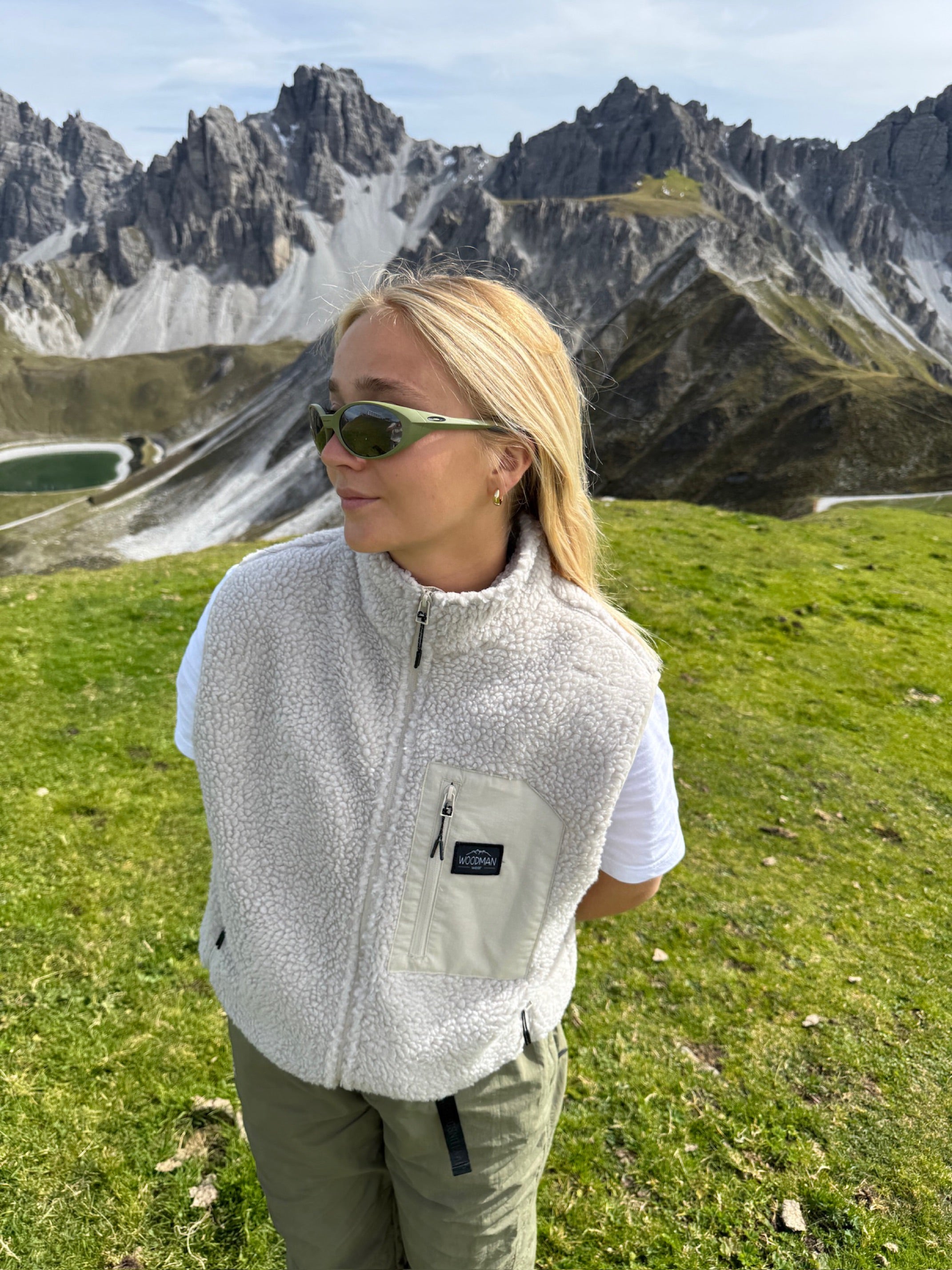 Sherpa Fleece Weste Unisex