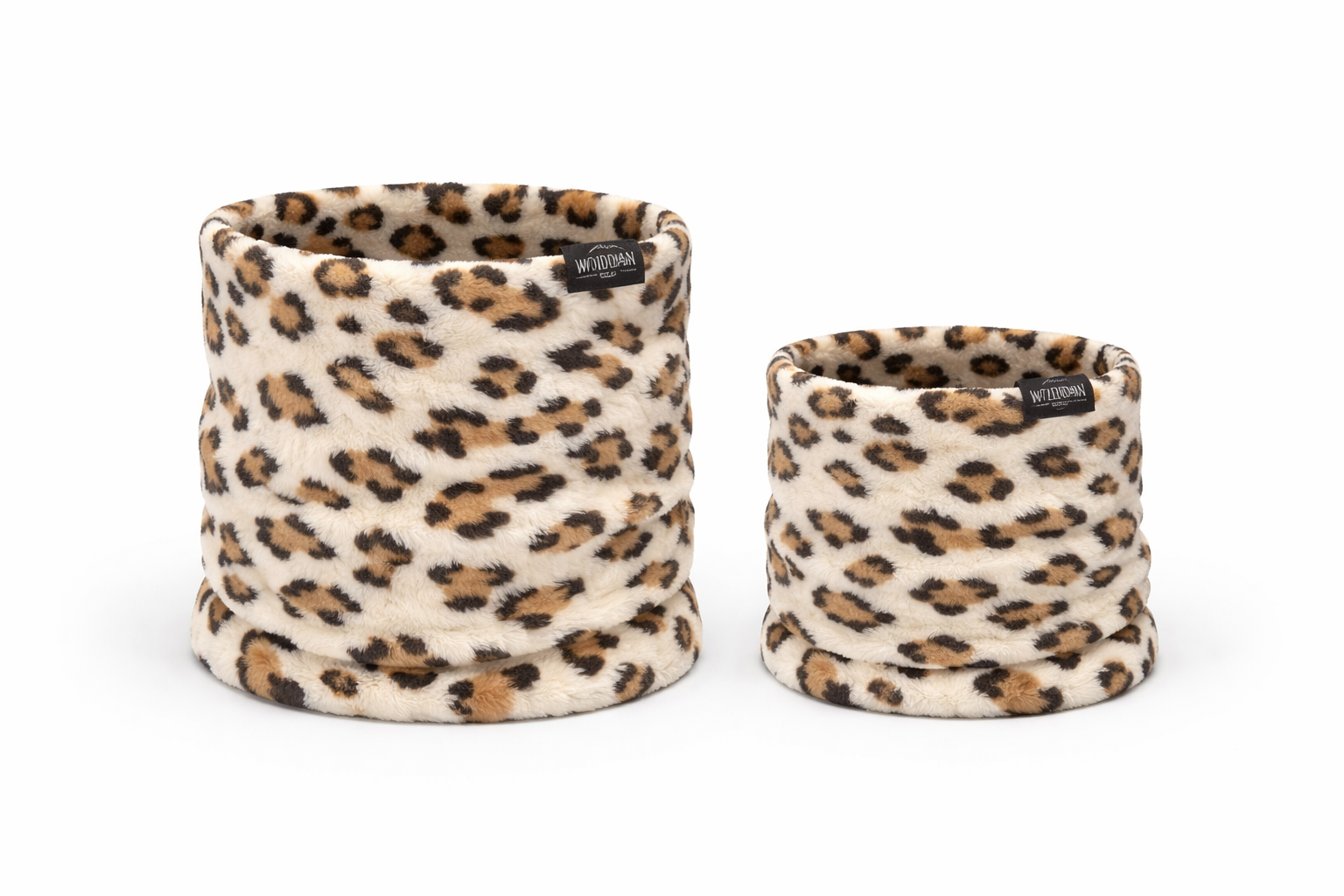 Mini & Me Neckwarmer Set panther beige