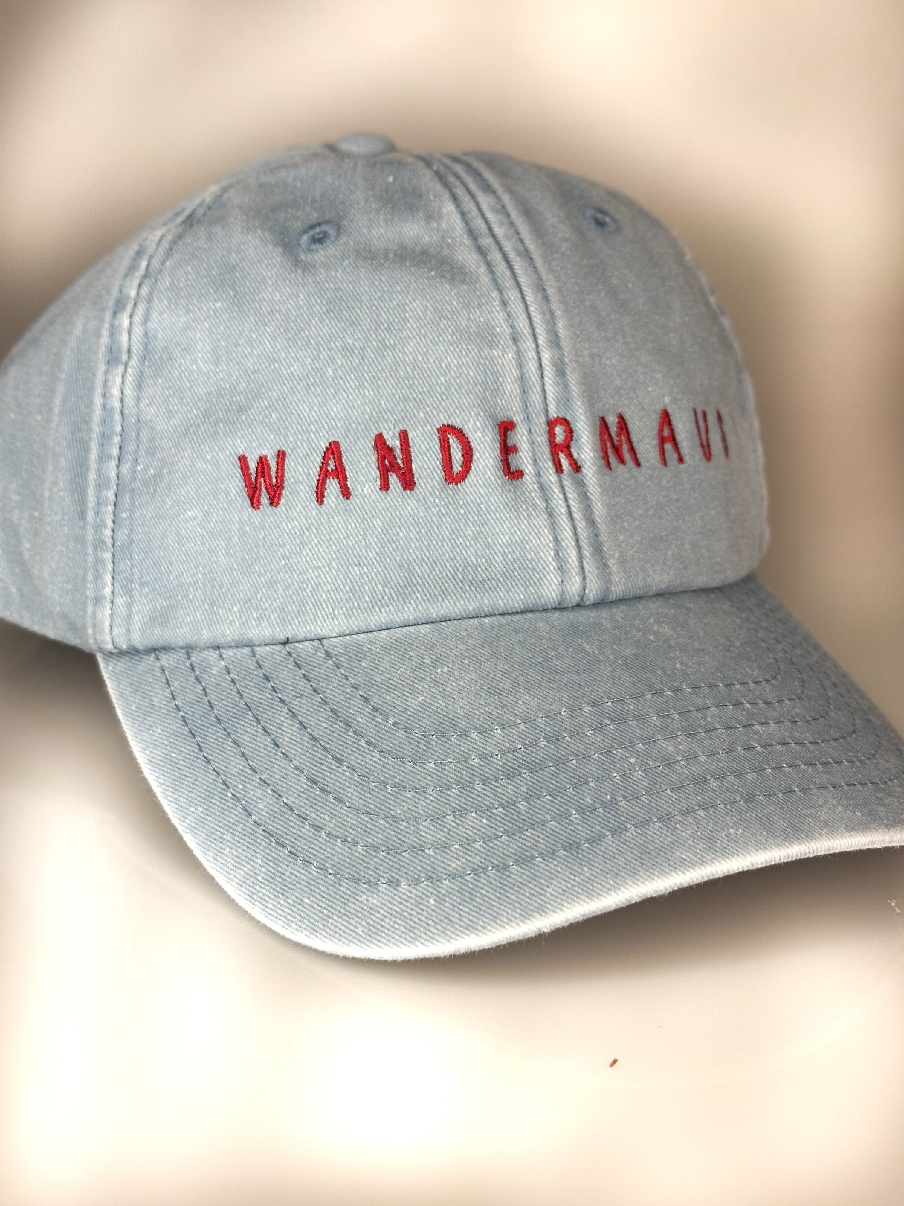 Vintage Cap ,, Wandermaus “ blue