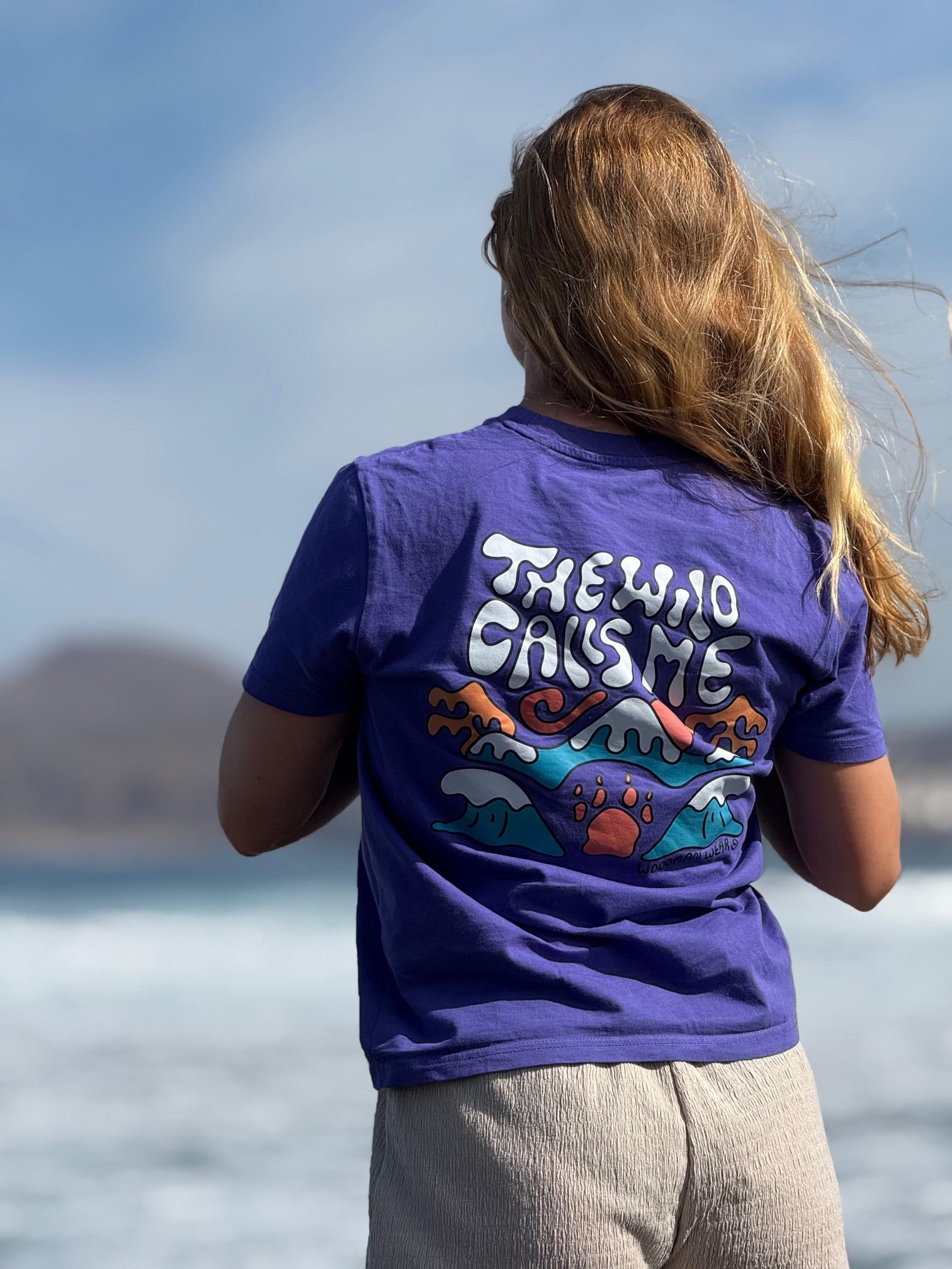 Organic Tee - the wild calls me