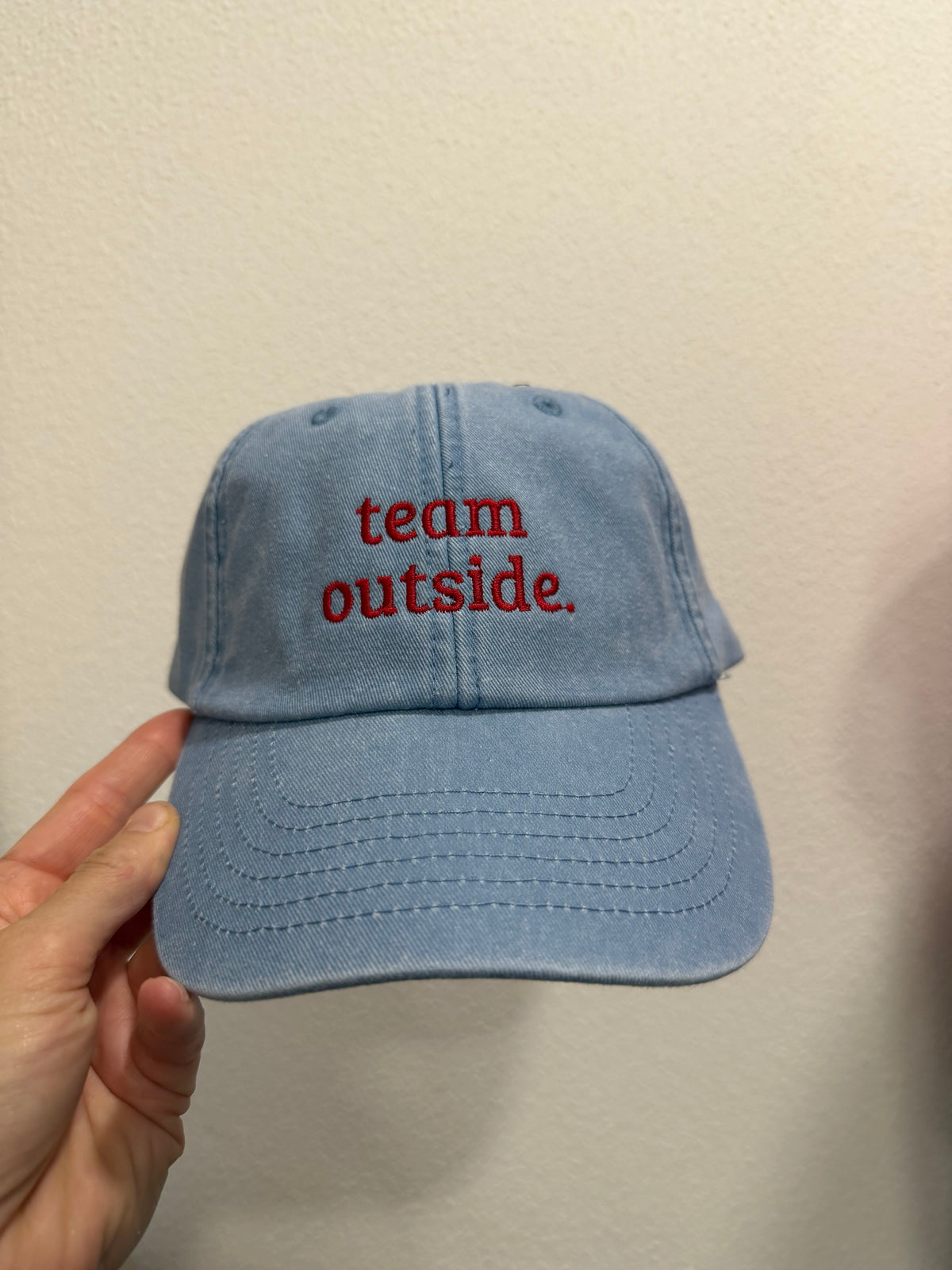 Vintage Cap team outside.