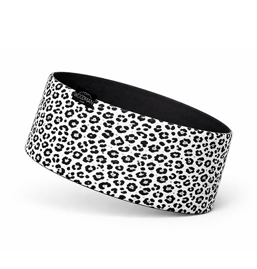 NEW Performance Merino Headband Leo Black&white