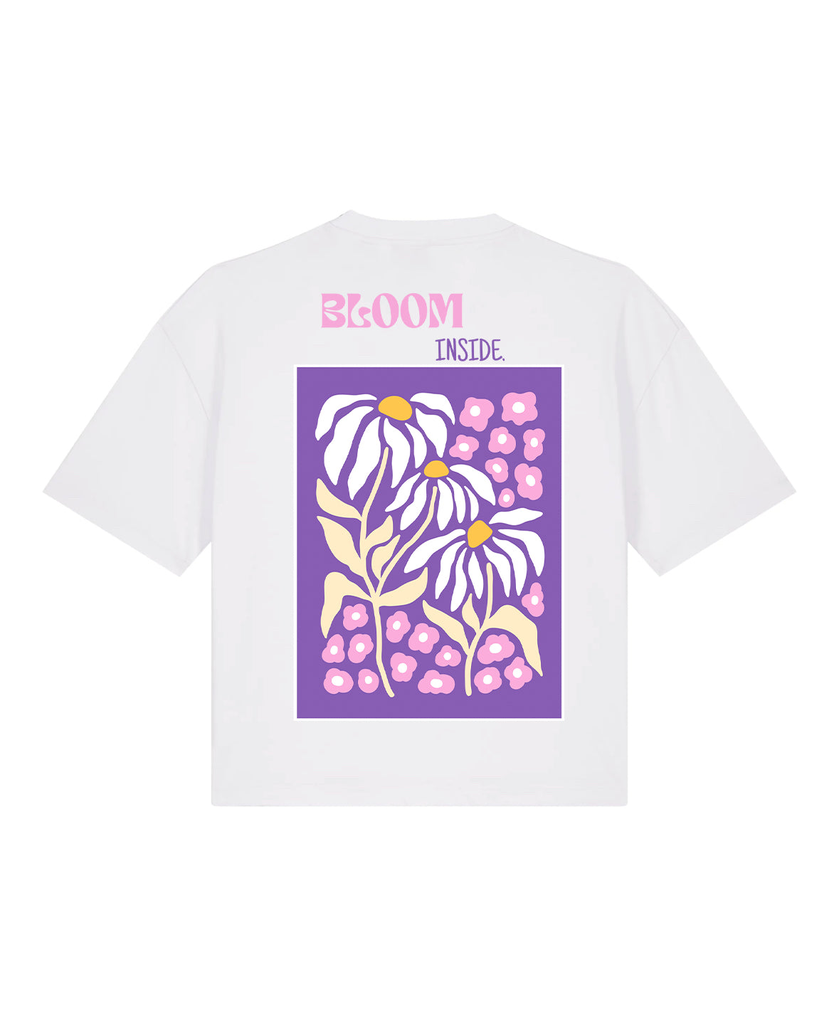 Organic Tee short - bloom inside