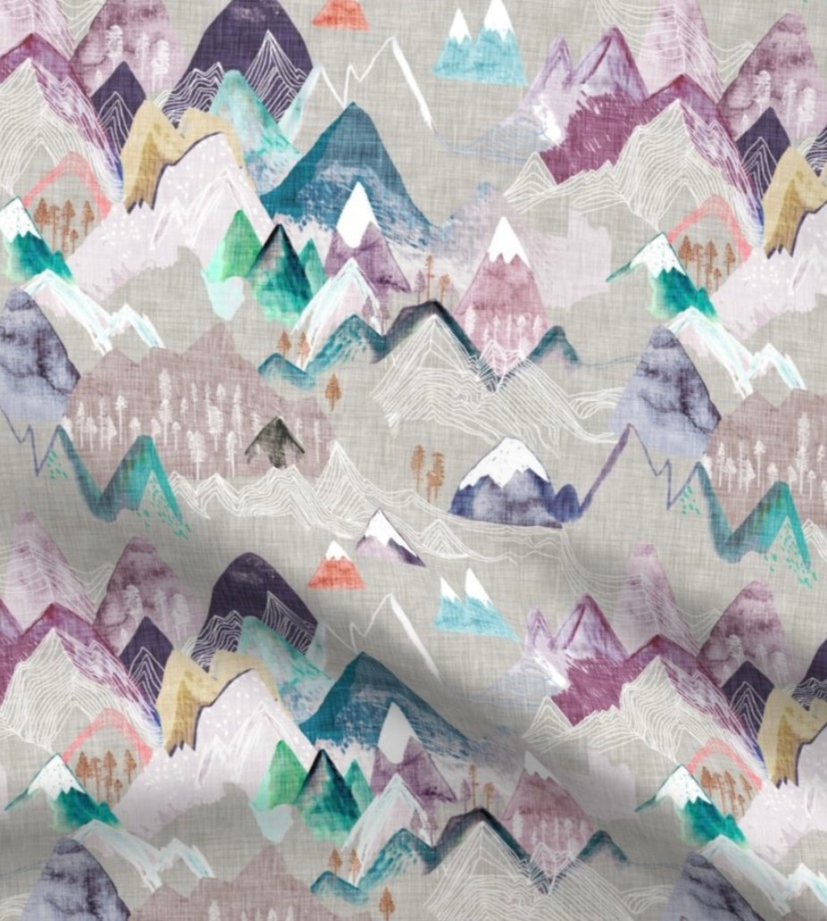 Performance Headband Mountain lila