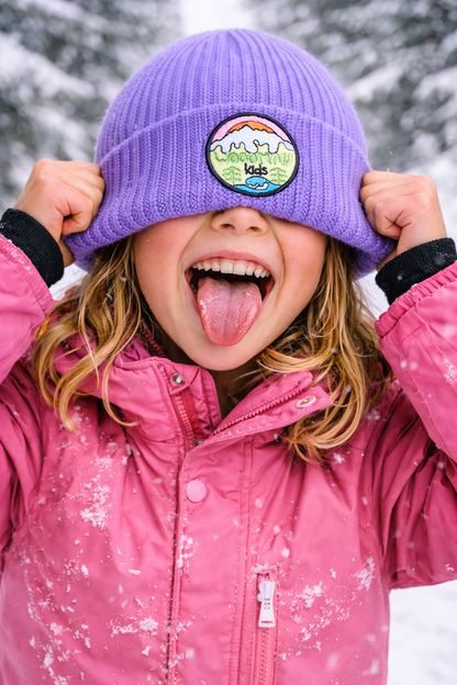 Kids Beanie lila
