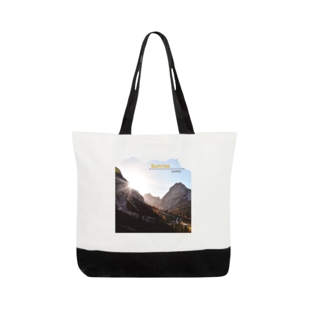 Sunrise seeker tote bag
