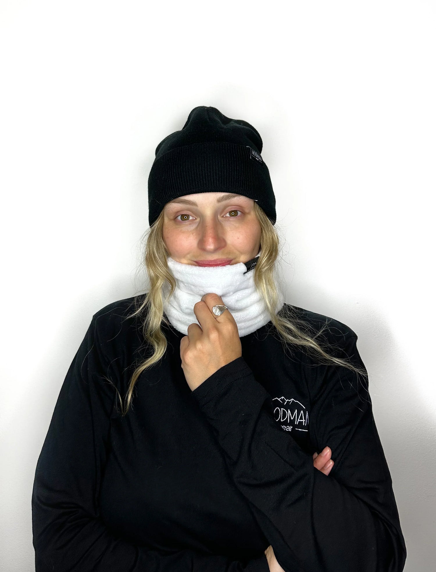 Neckwarmer white