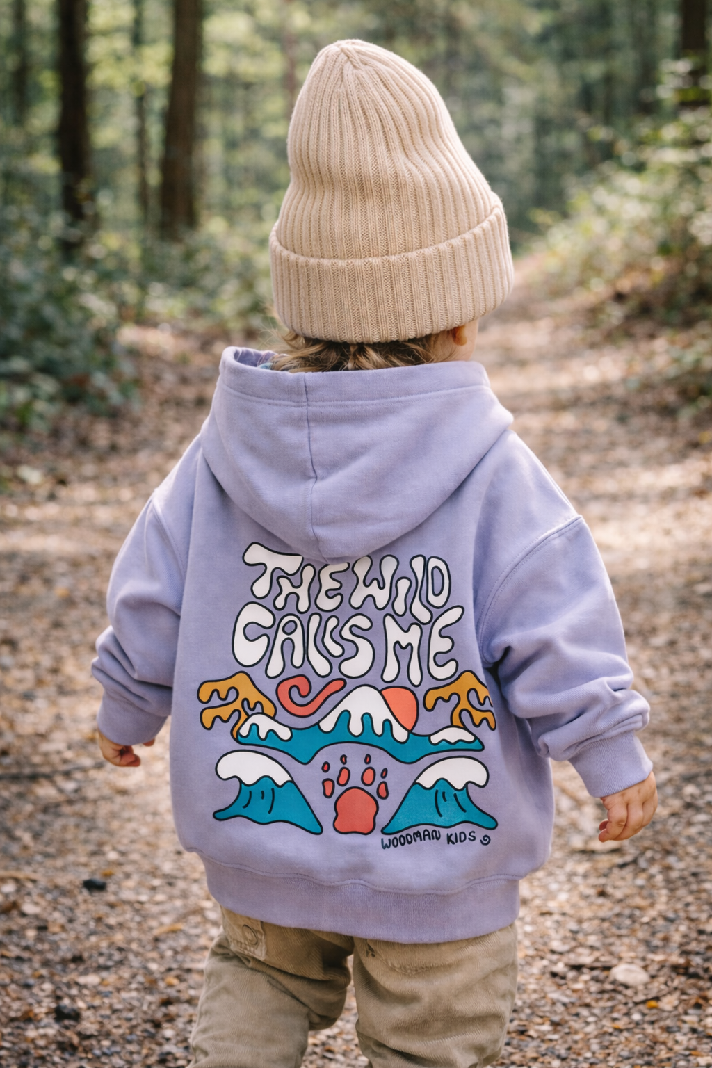 Kids Hoodie - The wild calls me