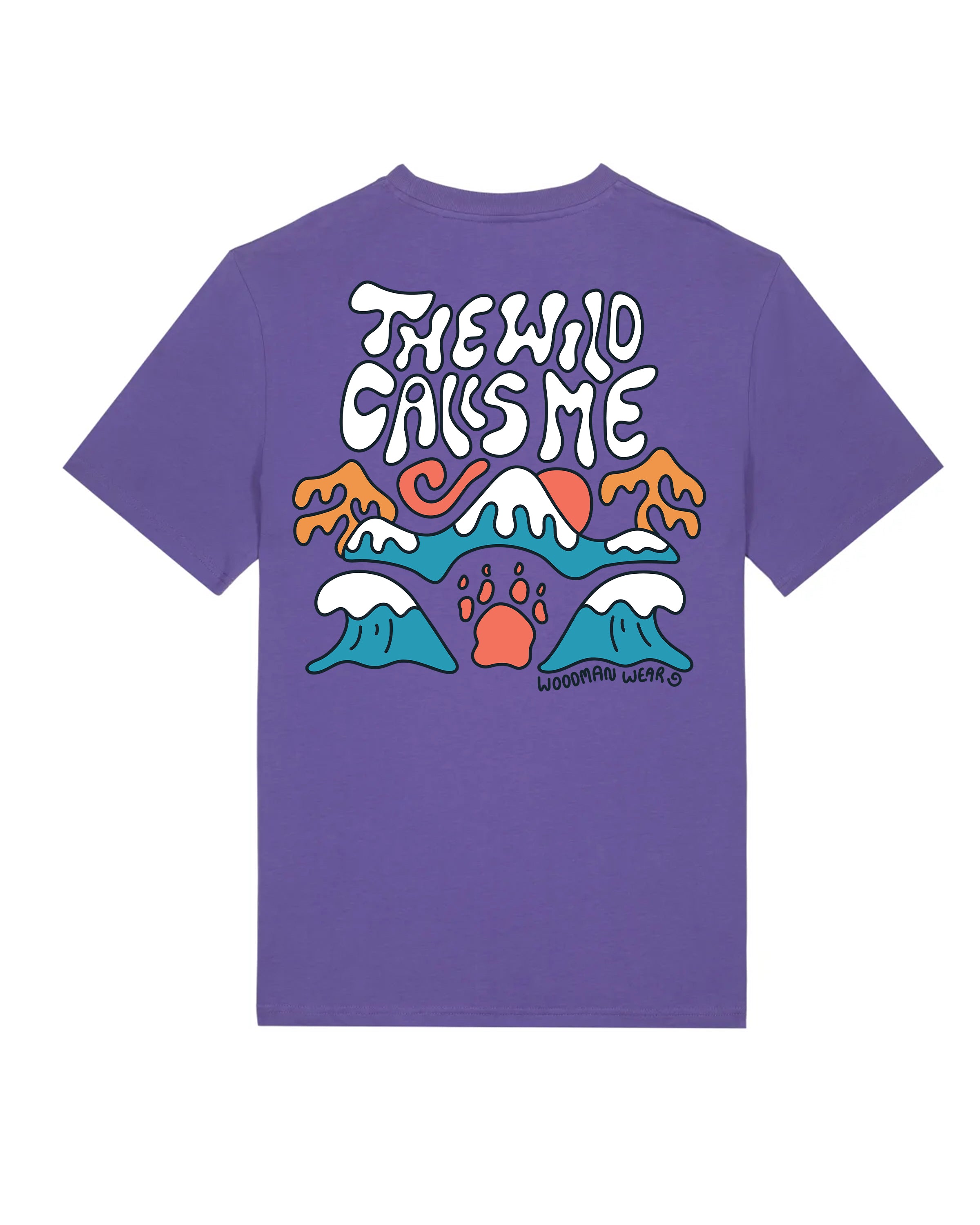 Organic Tee - the wild calls me