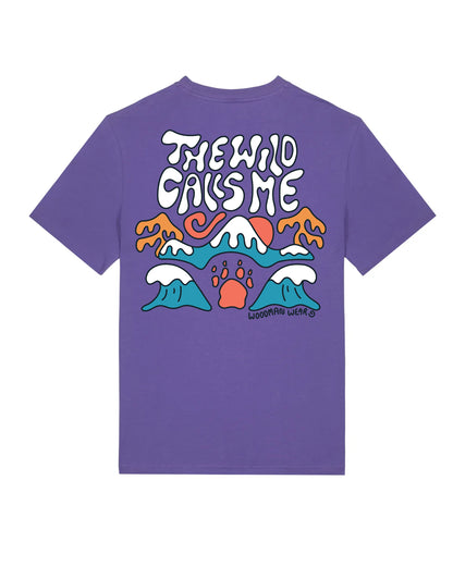 Organic Tee - the wild calls me