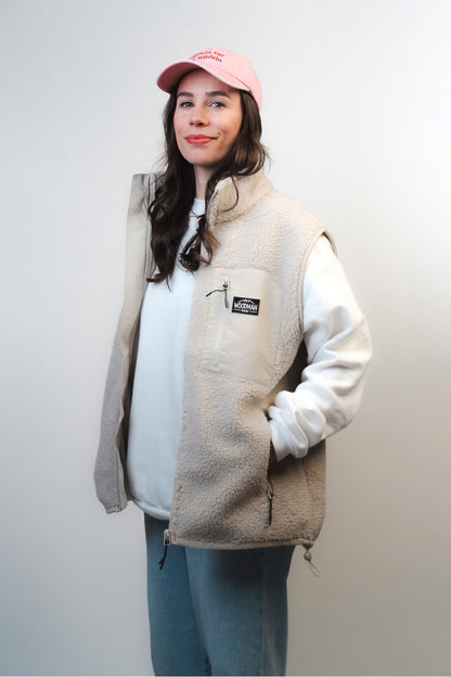 Sherpa Fleece Weste Unisex