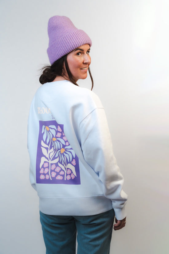 Organic Sweater Oversized  - bloom inside