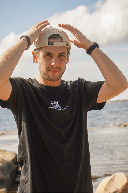 Organic Tee radial sun 🌞