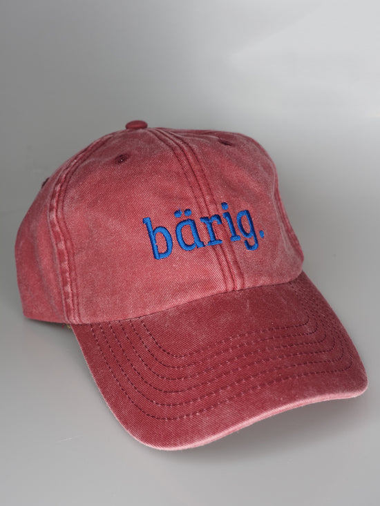 Vintage Cap ,, bärig“ red
