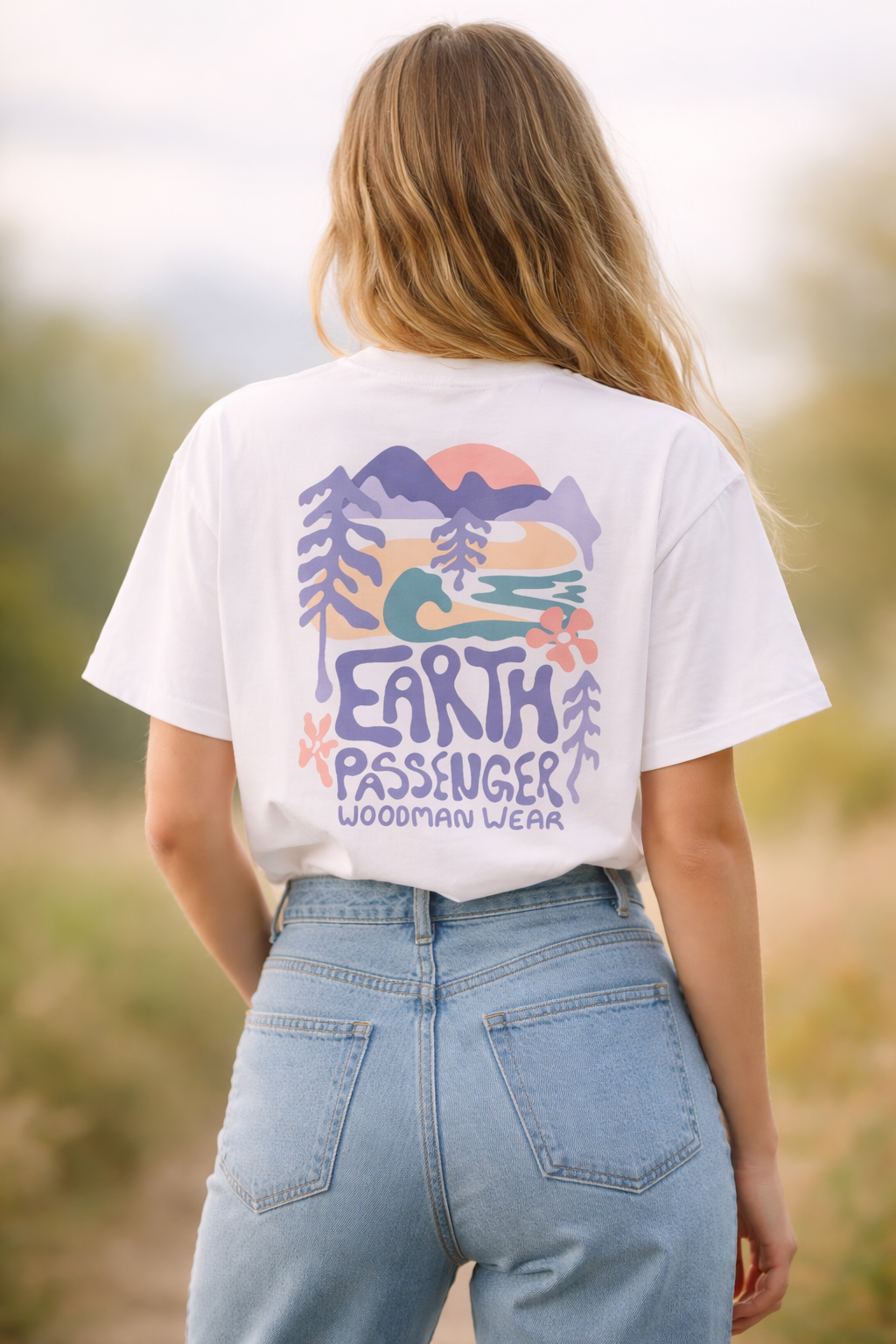 Organic Tee - earth passenger short