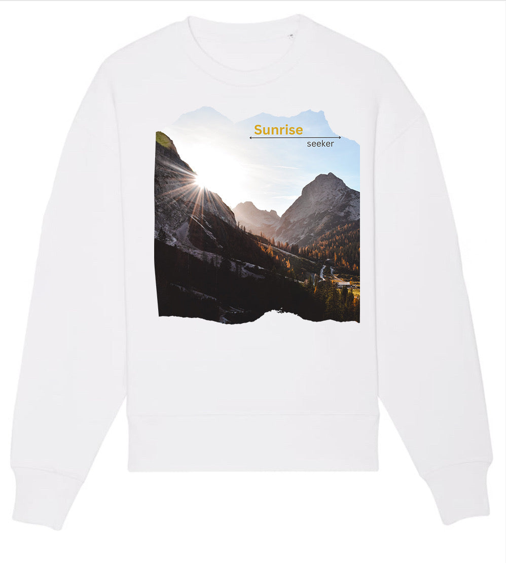 Organic Sweater - sunrise seeker
