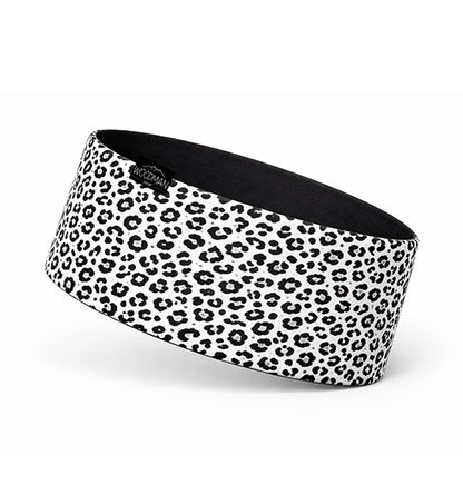 NEW Performance Merino Headband Leo Black&amp;white