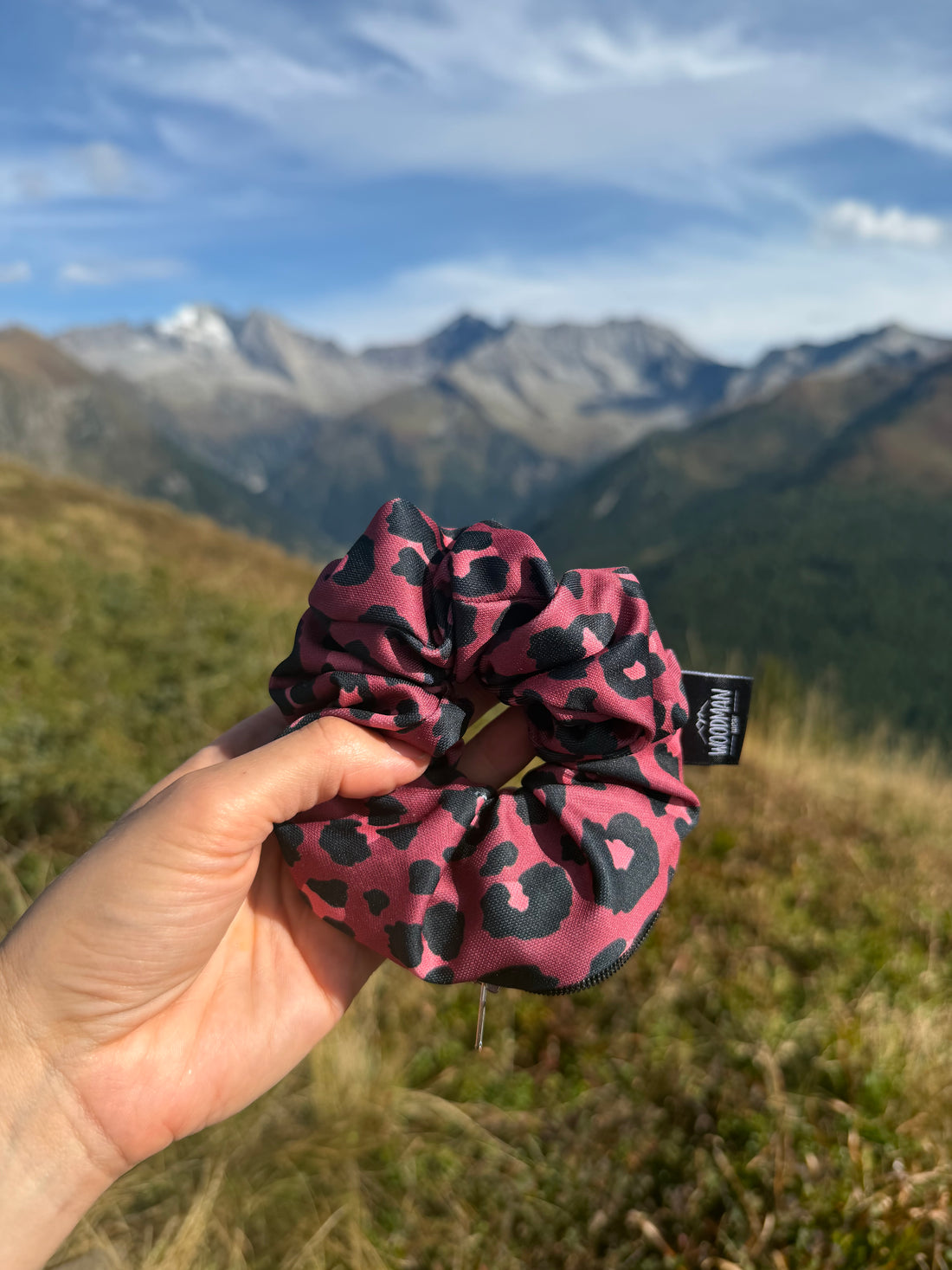 Scrunchie mit Reißverschluss