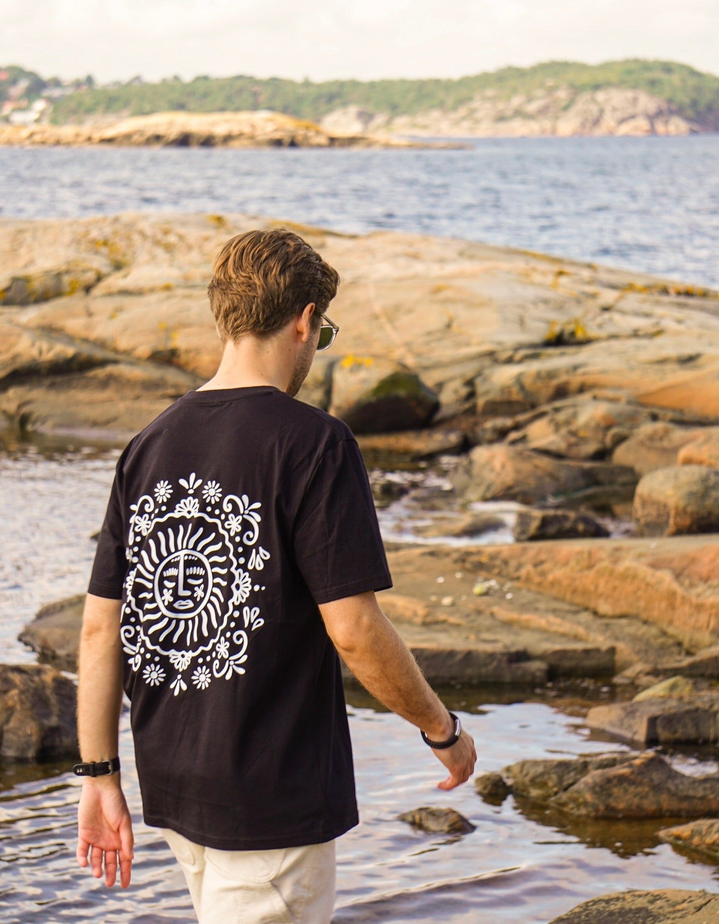 Organic Tee radial sun 🌞