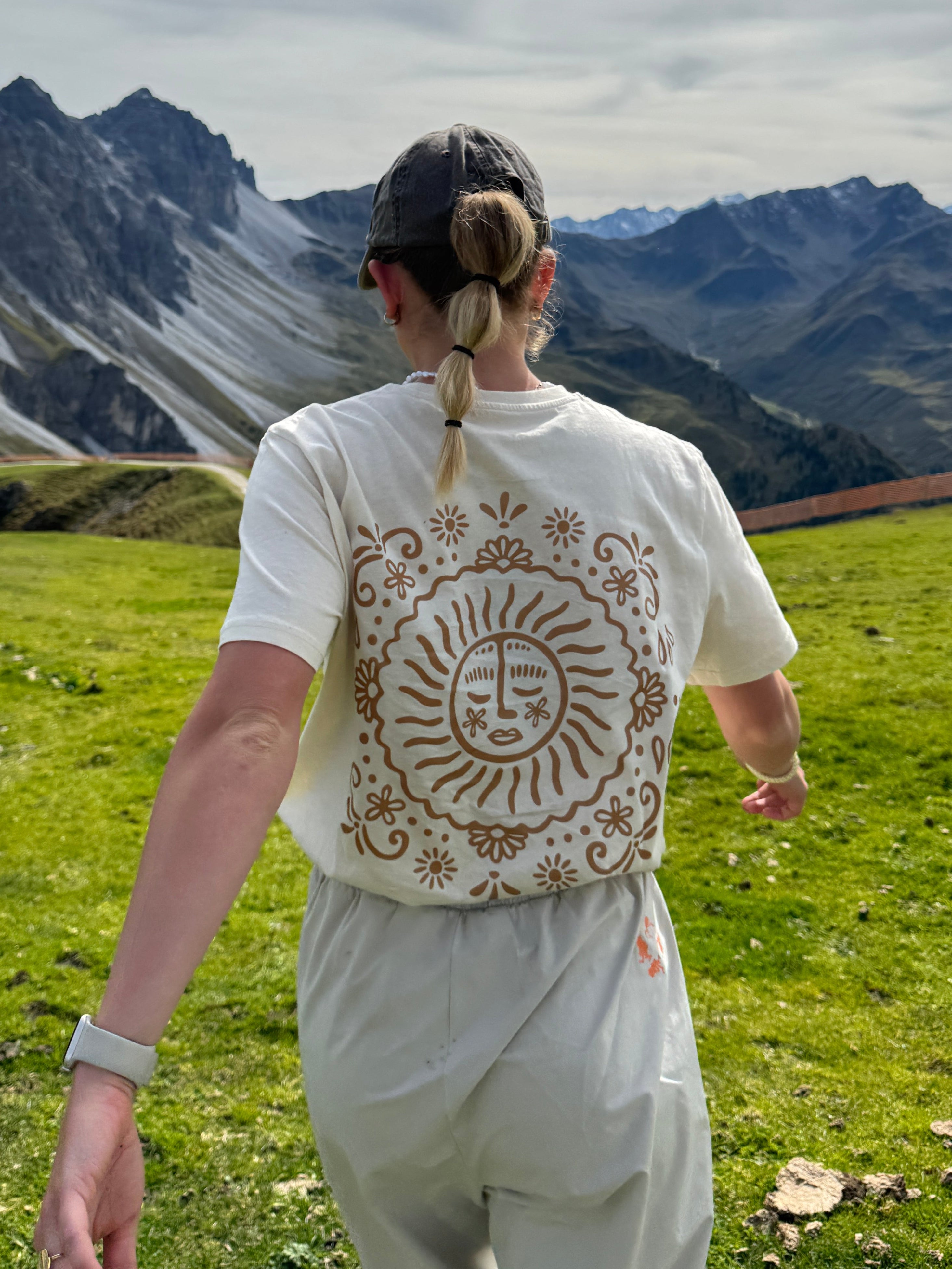 Organic Tee radial sun 🌞