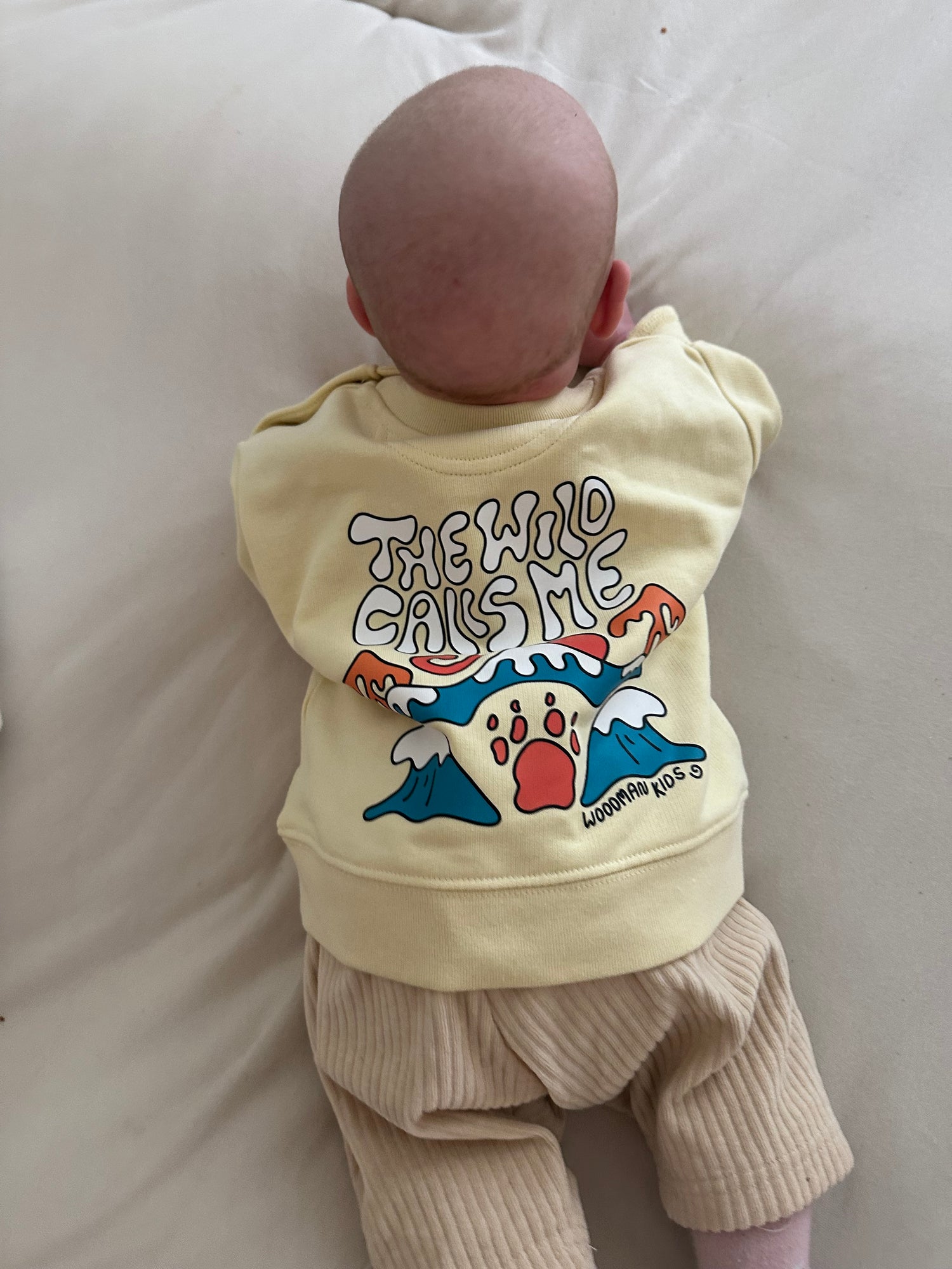 Organic Sweater Kids -  the wild calls me