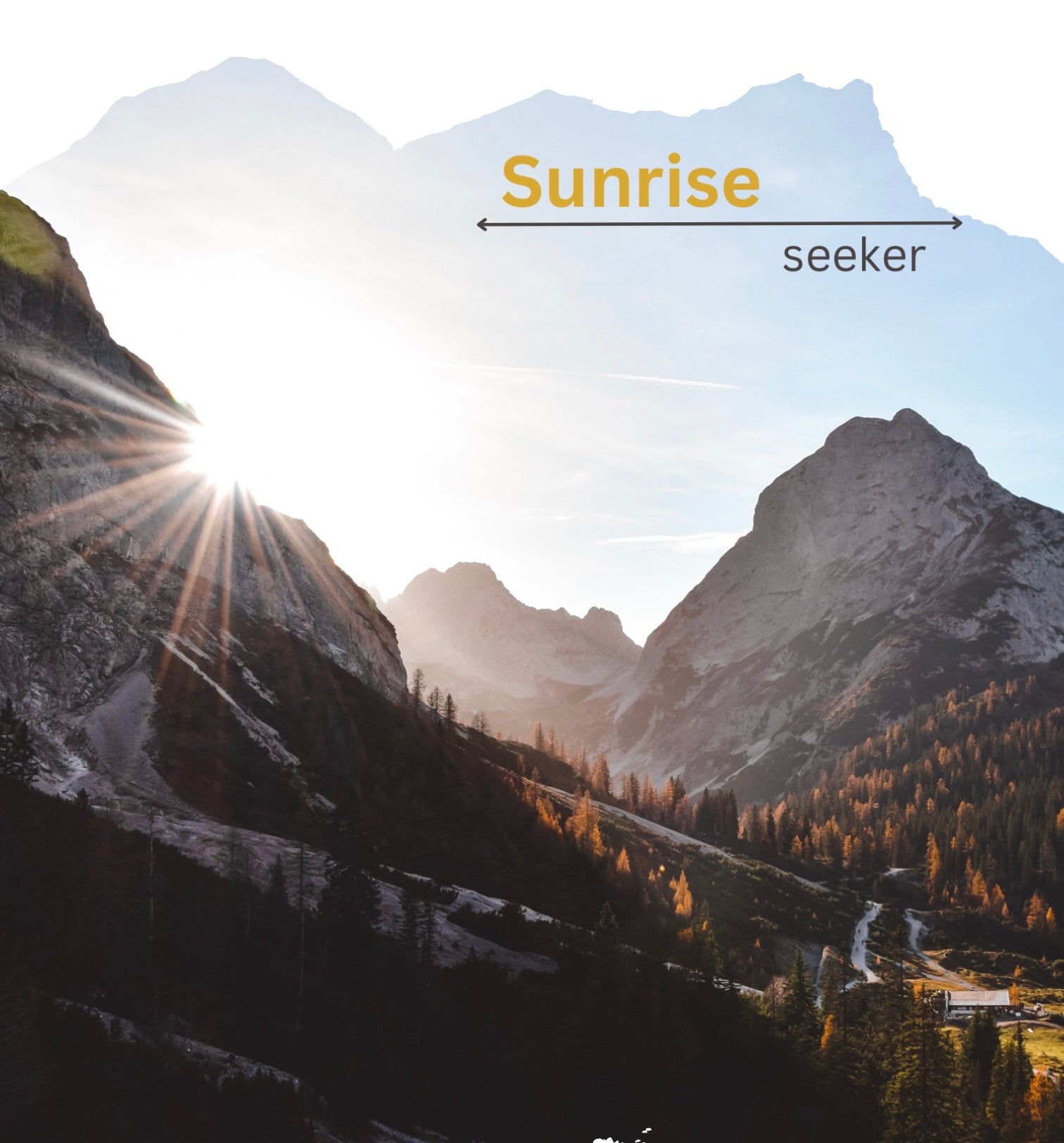 Sunrise seeker tote bag
