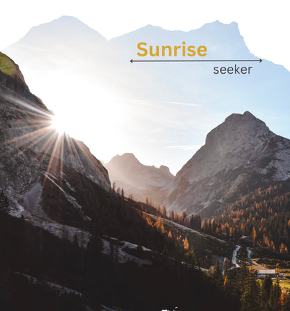Sunrise seeker tote bag