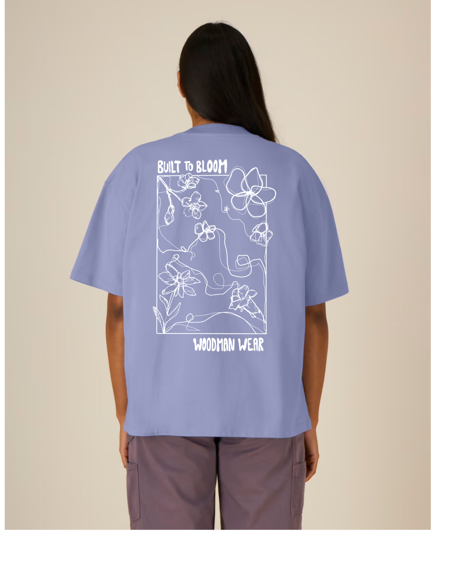 Oversized Shirt BUILD TO BLOOM