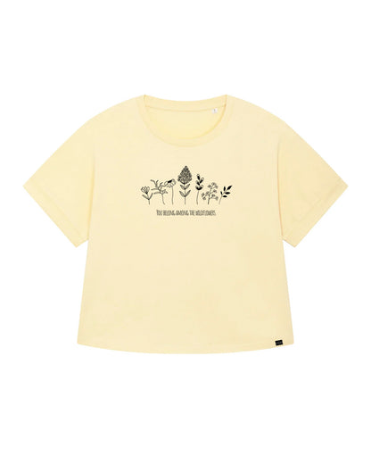 Organic Tee Oversized - Wildflower