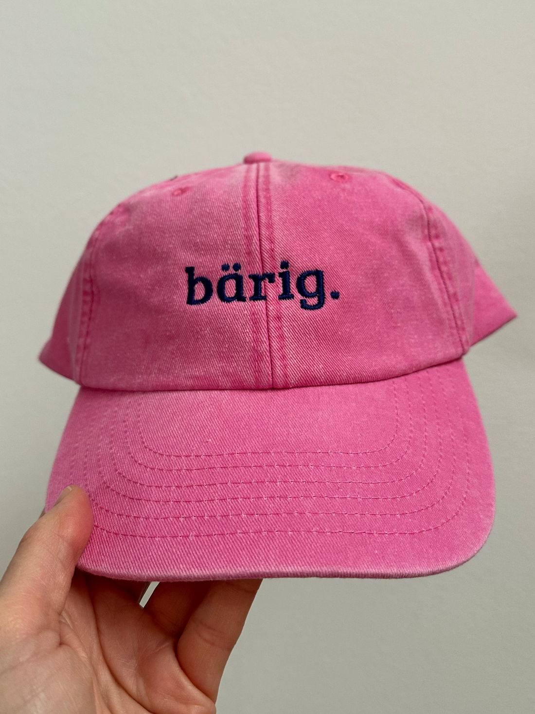 Vintage Cap with a brim.