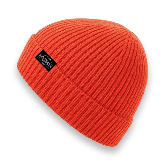 Beanie Ribbed Red