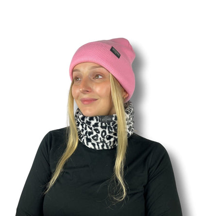 Neckwarmer Leo black&amp;white